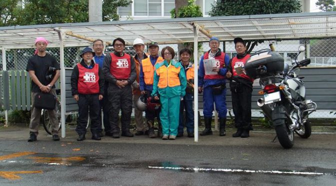 厚木市で開催された平成27年度神奈川県・厚木市合同総合防災訓練(ビッグレスキューかながわ2015)に参加しました。